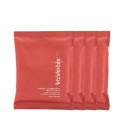Sensatia - Leisure Sweet Ambrosia Bath Salt Sachets , 4 x 80 gr