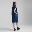 VERV RAW HEM SLEEVELESS DRESS