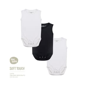 Hey Baby 3 pcs x Oblong Bodysuits Jumper Bayi