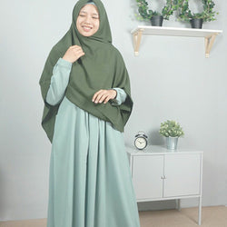 Setelan Gamis Syari Ayumi Buttermint