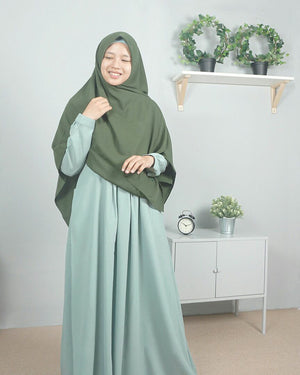 Setelan Gamis Syari Ayumi Buttermint