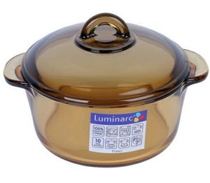 LUMINARC PANCI KACA VITROLINE BLOOMING CASSEROLE 2L