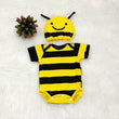 Jumper Bayi Lebah + Topi Baju Jumpsuit Kostum Karakter Baby Bee