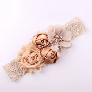 Bandana Bayi - Lace Flower Headband