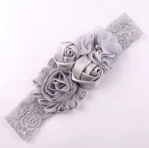 Bandana Bayi - Lace Flower Headband