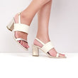 Amazara Bianca Gold Nude Heels