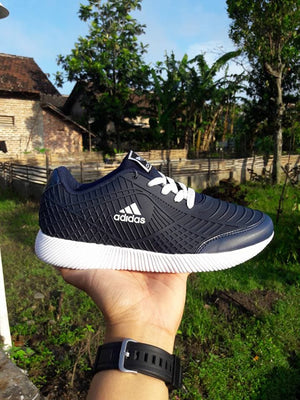 Sepatu Sport - Adidas Spider Running Men, Navy Blue