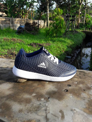 Sepatu Sport - Adidas Spider Running Men, Navy Blue