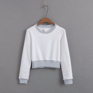 Della Crop T-Shirt Long Sleeve Sweater
