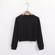 Della Crop T-Shirt Long Sleeve Sweater