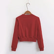 Della Crop T-Shirt Long Sleeve Sweater