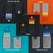 Dompet Stylish Mini Slim Pull Tab Wallet