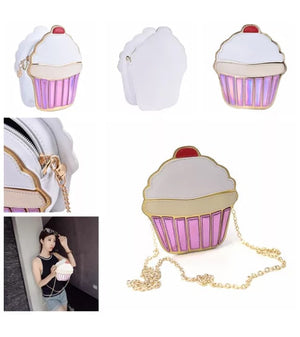 Tas selempang remaja - cupcake 3D