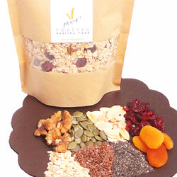 Healthy Granola COMBI C-500gr(OAT, ALMOND, WALNUT, CHIA SEED, APRIKOT)