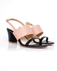 Amazara Bianca Black Pink Heels