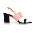 Amazara Bianca Black Pink Heels