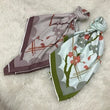 Scarf Square Maxmara Panel Bunga Kipas