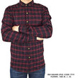 KEMEJA PANJANG COWOK  FLANEL PANEL - KOTAK MERAH