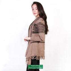 Gaia Clothe Line Cardigan HNC Knit - Mocca