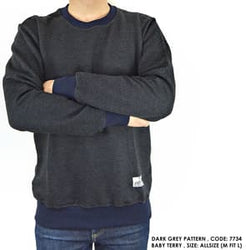 SWEATER ABU POLOS PRIA