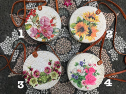 TAS ROTAN CANTIK FLOWER